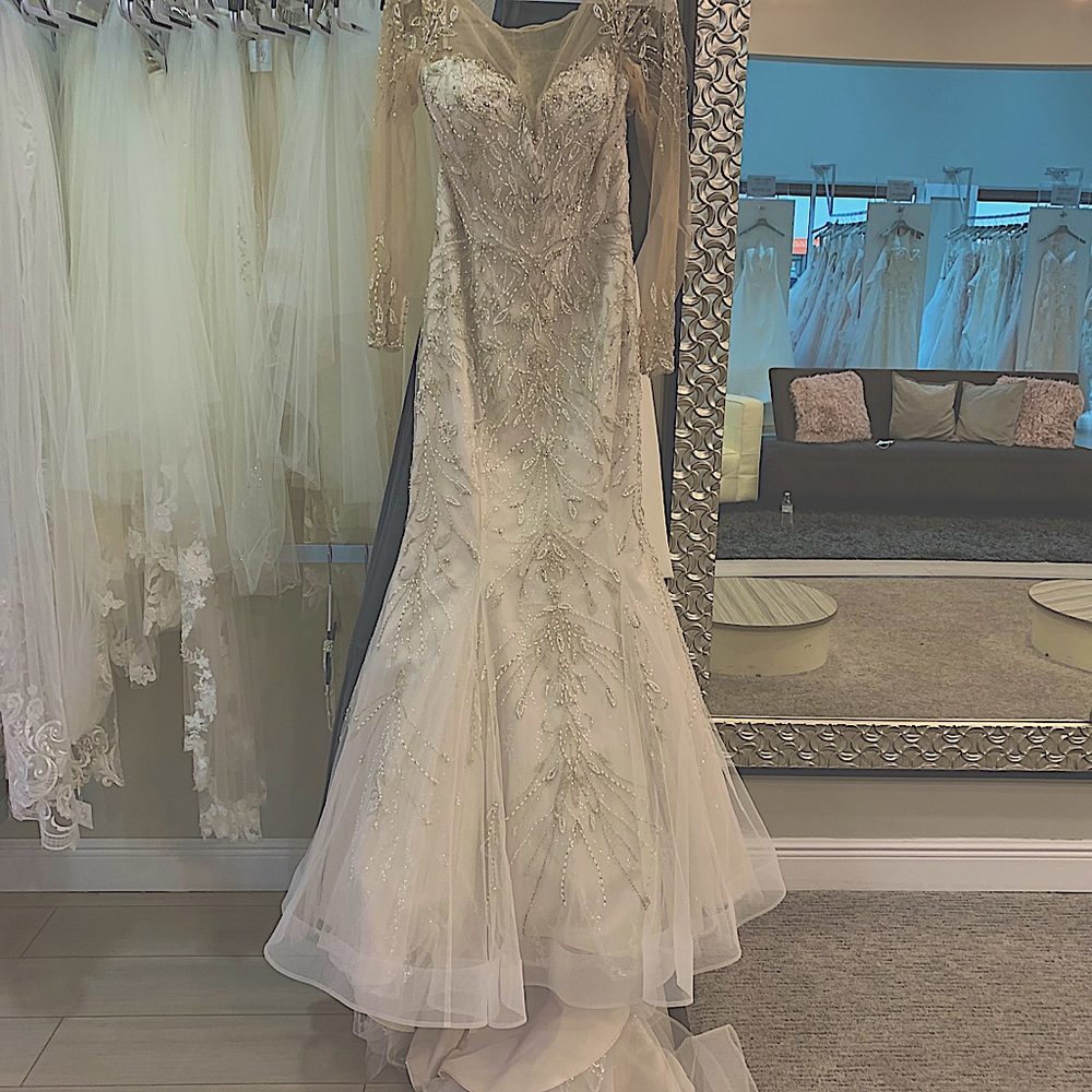 NWT Justin Alexander Signature 99014 - Bridal SZ16/ Street SZ 12